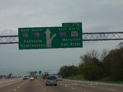 point highway interest 1 of Highway Planning #75 Tennessee Trip Interstate for: